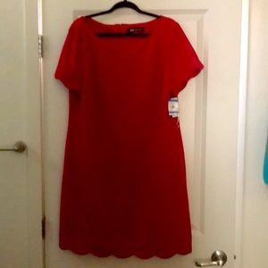 Anne Klein red dress